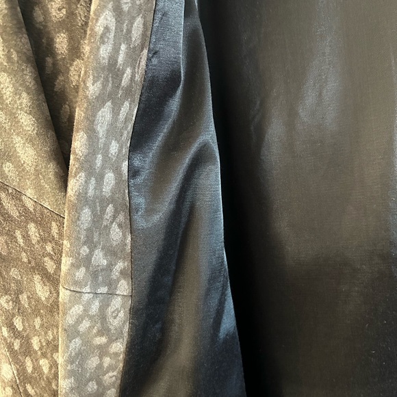 Vintage Vera Pelle Leopard Suede Coat - Picture 5 of 7